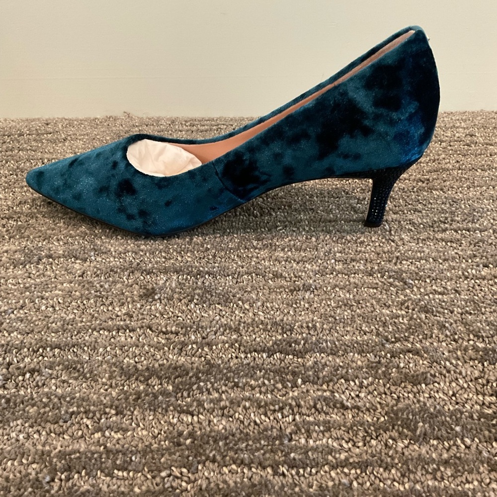 Kate Spade Crystalline Pump - Blue Velvet - Picture 4 of 8